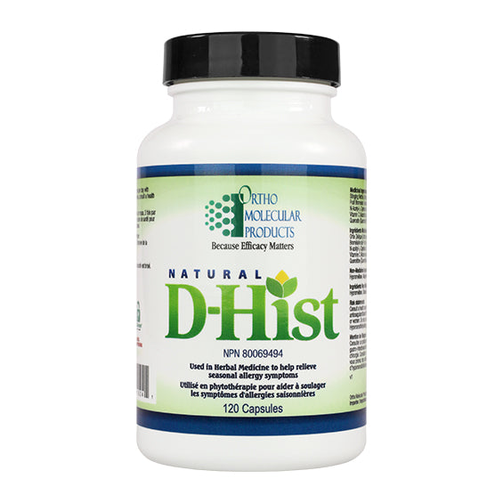 Orthomolecular Products Natural D-Hist 120 Capsules