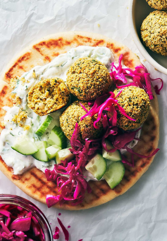 Baked NOT Fried Falafel
