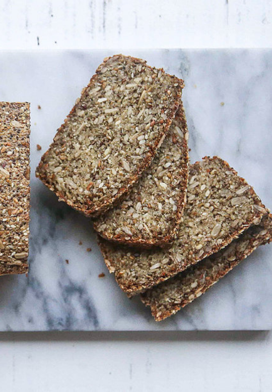 Baked Quinoa, Sunflower Seed and Vegetable Loaf