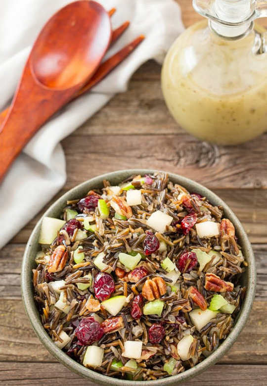 Crunchy Brown Rice with Pears 