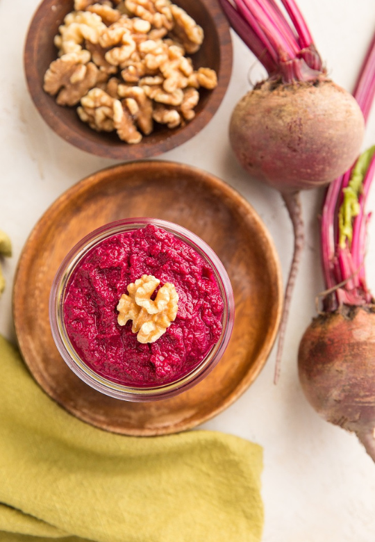Heart Healthy Beet Pesto