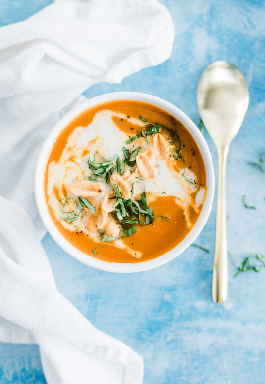 Curried Butternut Squash Soup