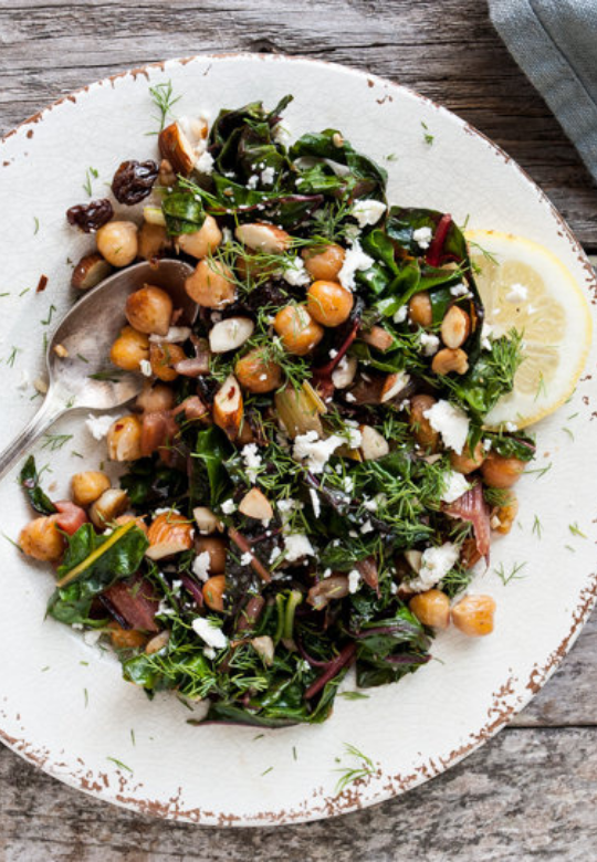 Chickpeas and Chard 