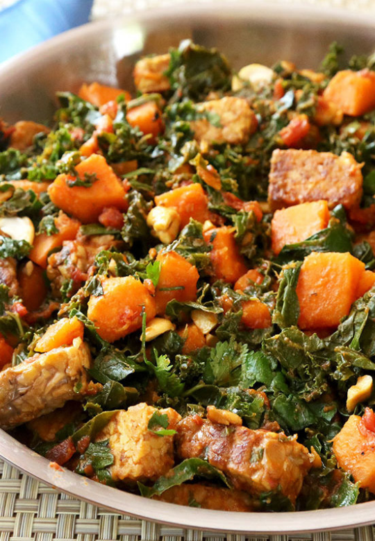 Indonesian Tempeh-Kale Stew