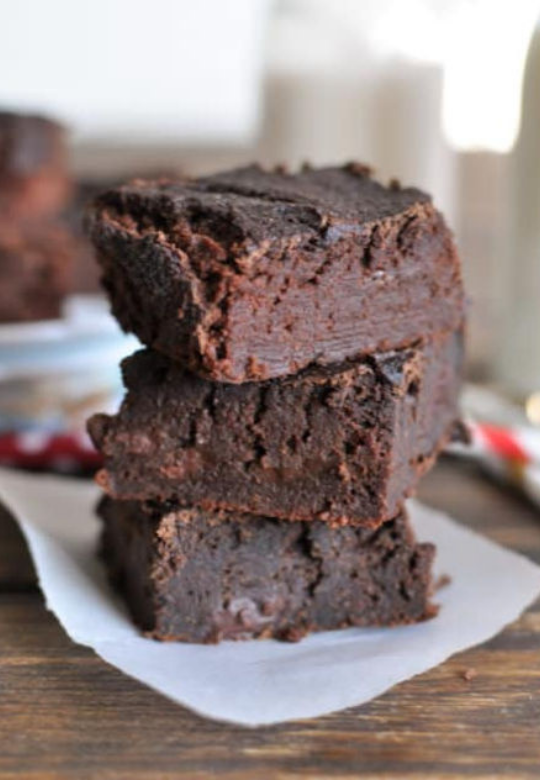 Cinnamon Avocado Fudge Brownies (Paleo /Keto/ Gluten + Dairy-Free)