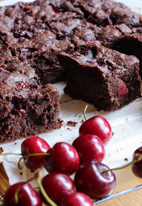 Chocolate Cherry Brownies