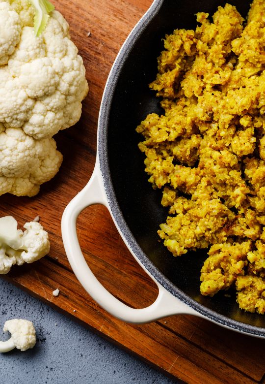 Turmeric Cauliflower Fried Rice