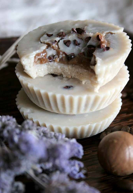 Totally Tahini Cups with Coffee Cream Filling