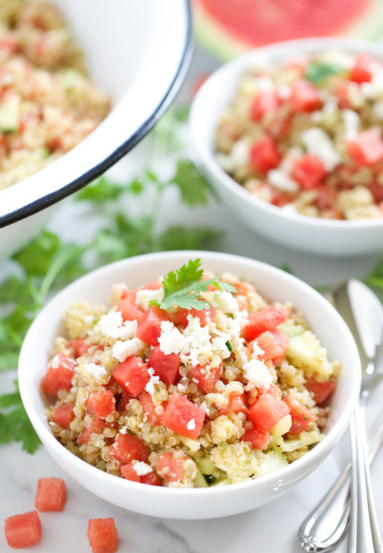 Watermelon Quinoa Summer Salad