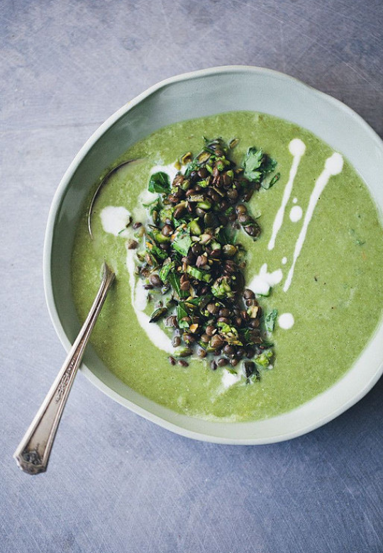 Refreshing Live Green Soup