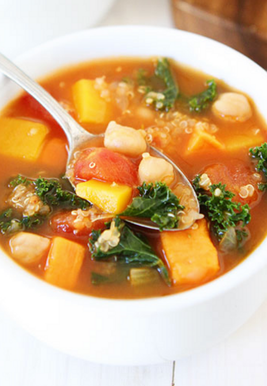 Fall Vegetable Quinoa Soup
