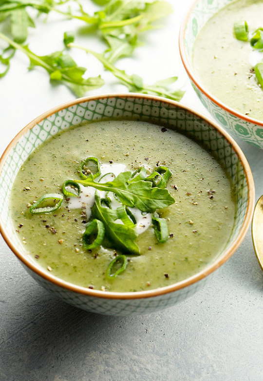 Broccoli and Arugula Soup