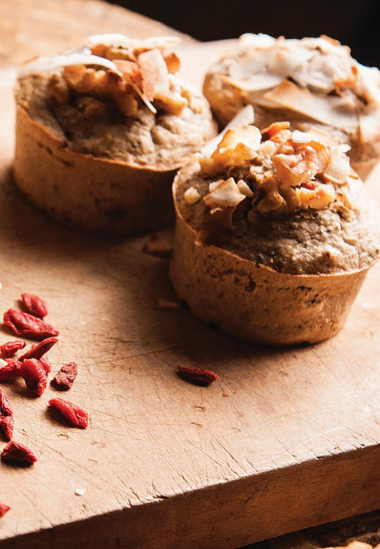 Goji Nut Muffins