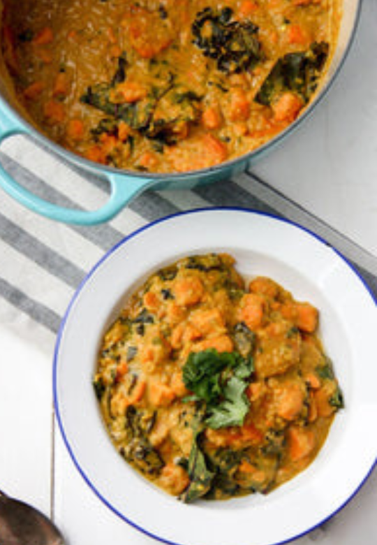 Sweet Potato and Red Lentil Curry