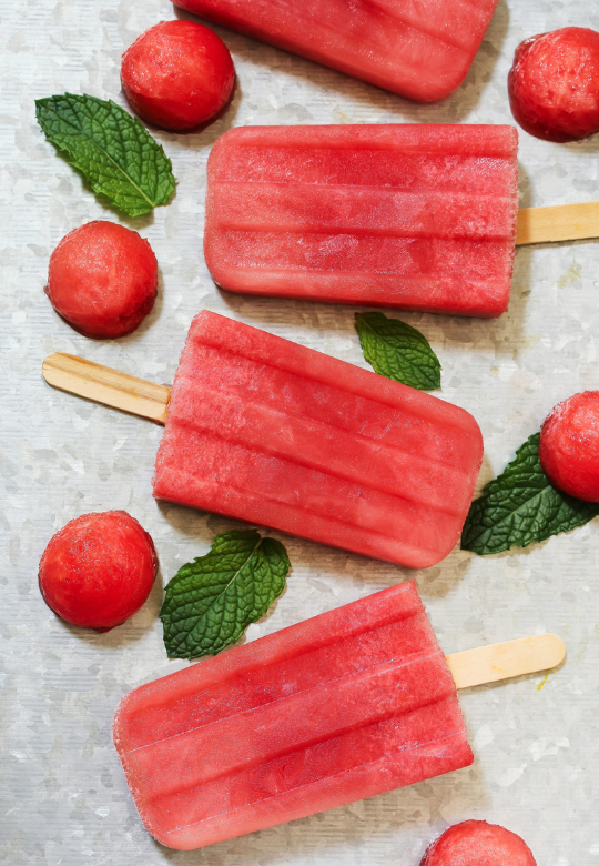 Watermelon Mint Popsicles - Delicious Snack and Raising Independent Children