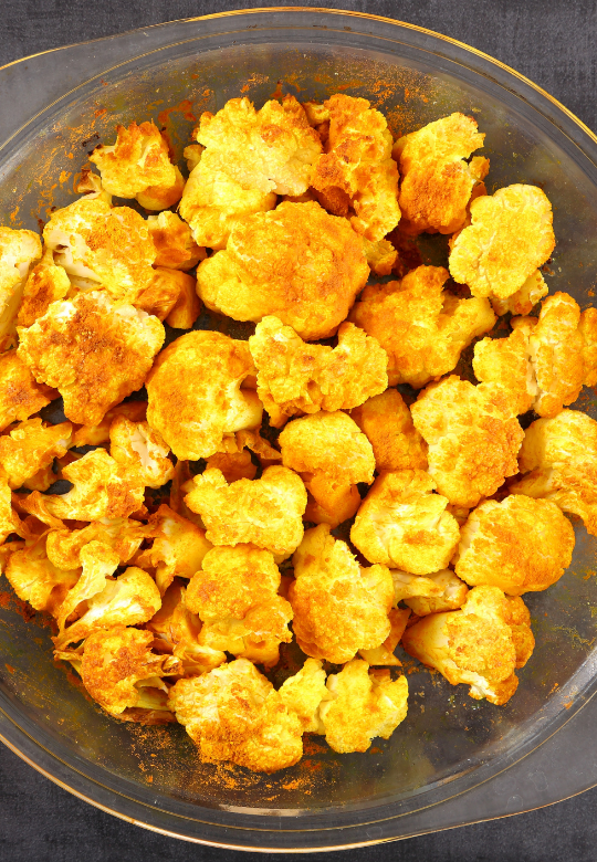 Roasted Turmeric Cauliflower