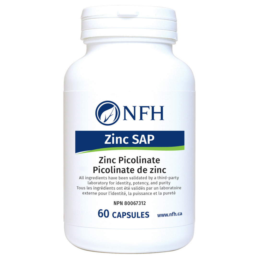 Nutritional Fundamentals for Health Zinc SAP 60 capsules
