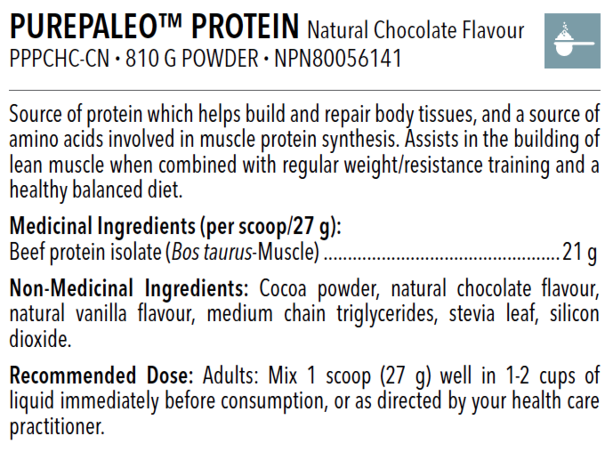 Designs for Health PurePaleo Protein - 810 grams (1.8 lbs)